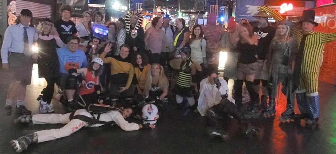 Group picture 2012 Halloween Skate